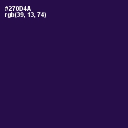 #270D4A - Violet Color Image