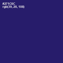 #271C6C - Persian Indigo Color Image