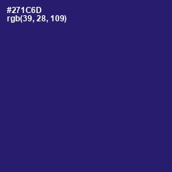 #271C6D - Persian Indigo Color Image