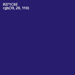 #271C6E - Persian Indigo Color Image