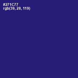 #271C77 - Persian Indigo Color Image