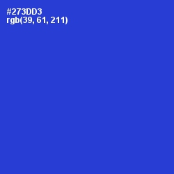#273DD3 - Dark Blue Color Image