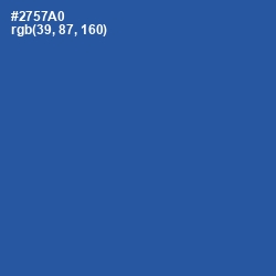 #2757A0 - Azure Color Image