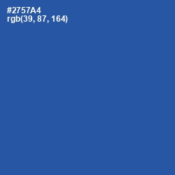 #2757A4 - Azure Color Image