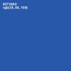 #2758A9 - Azure Color Image