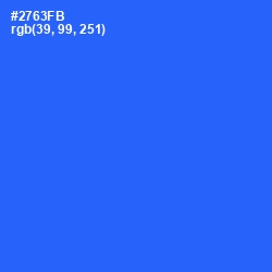 #2763FB - Blue Ribbon Color Image