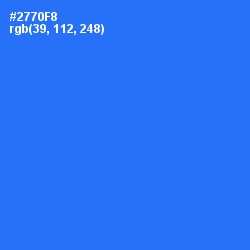 #2770F8 - Blue Ribbon Color Image