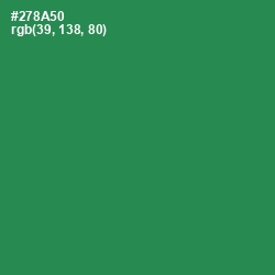 #278A50 - Sea Green Color Image