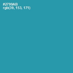 #2799AB - Boston Blue Color Image
