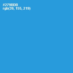 #279BDB - Curious Blue Color Image