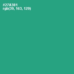 #27A381 - Jungle Green Color Image