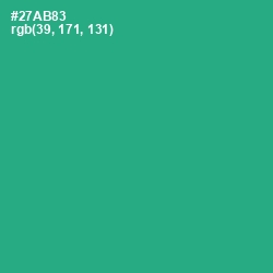 #27AB83 - Jungle Green Color Image