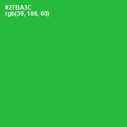 #27BA3C - Forest Green Color Image