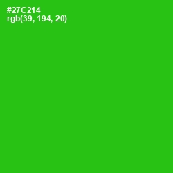 #27C214 - Harlequin Color Image
