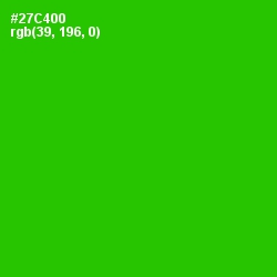 #27C400 - Harlequin Color Image