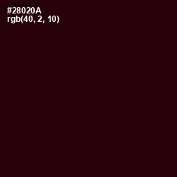 #28020A - Sepia Black Color Image