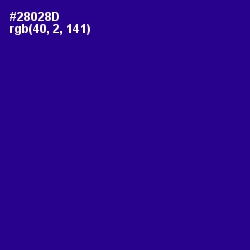 #28028D - Blue Gem Color Image