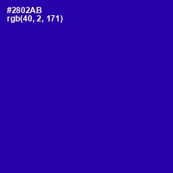 #2802AB - Blue Gem Color Image