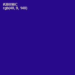 #28098C - Blue Gem Color Image