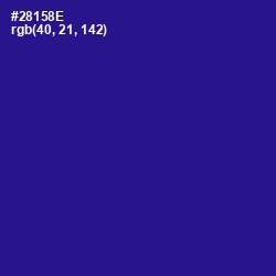 #28158E - Blue Gem Color Image