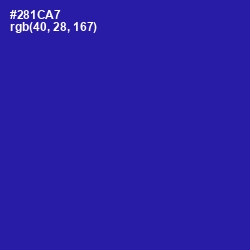 #281CA7 - Jacksons Purple Color Image
