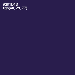 #281D4D - Valhalla Color Image