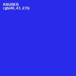 #282BEB - Blue Color Image