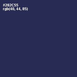 #282C55 - Cloud Burst Color Image
