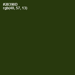 #28390D - Turtle Green Color Image