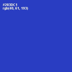 #283DC1 - Dark Blue Color Image