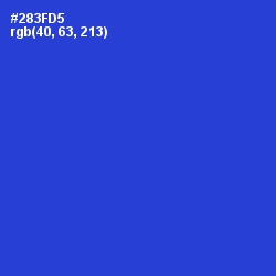 #283FD5 - Dark Blue Color Image