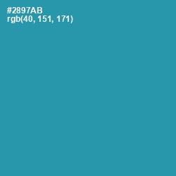 #2897AB - Boston Blue Color Image