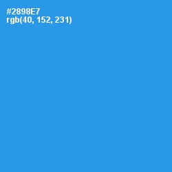 #2898E7 - Curious Blue Color Image
