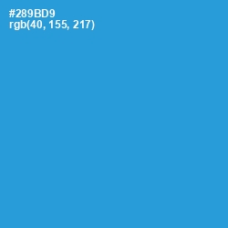 #289BD9 - Curious Blue Color Image