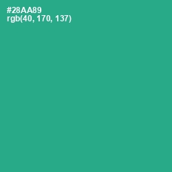 #28AA89 - Jungle Green Color Image