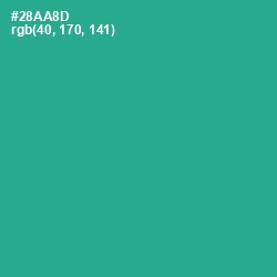 #28AA8D - Jungle Green Color Image