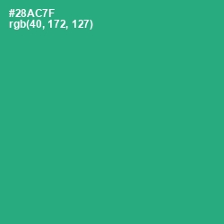 #28AC7F - Jade Color Image