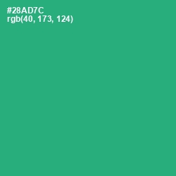 #28AD7C - Jade Color Image