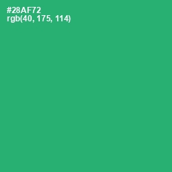 #28AF72 - Jade Color Image