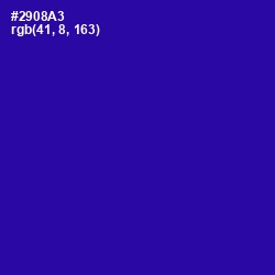 #2908A3 - Blue Gem Color Image