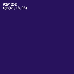 #29125D - Violent Violet Color Image