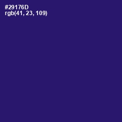 #29176D - Persian Indigo Color Image