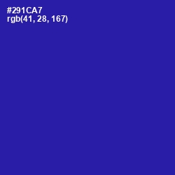 #291CA7 - Jacksons Purple Color Image