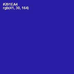 #291EA4 - Jacksons Purple Color Image