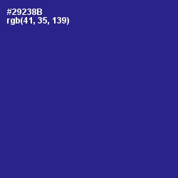 #29238B - Jacksons Purple Color Image