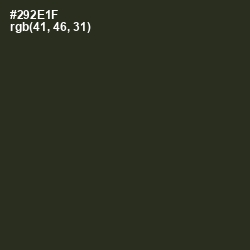 #292E1F - Log Cabin Color Image