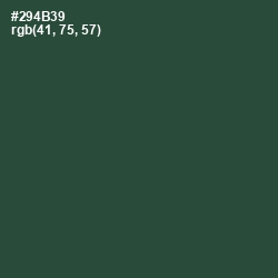 #294B39 - Lunar Green Color Image