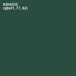 #294D3E - Lunar Green Color Image