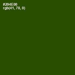 #294E00 - Green House Color Image
