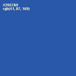 #2957A9 - Azure Color Image